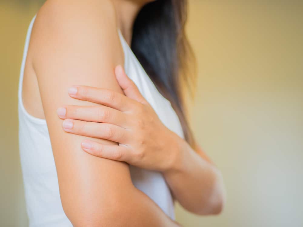 Closeup,Female's,Arm.,Arm,Pain,And,Injury.,Health,Care,And